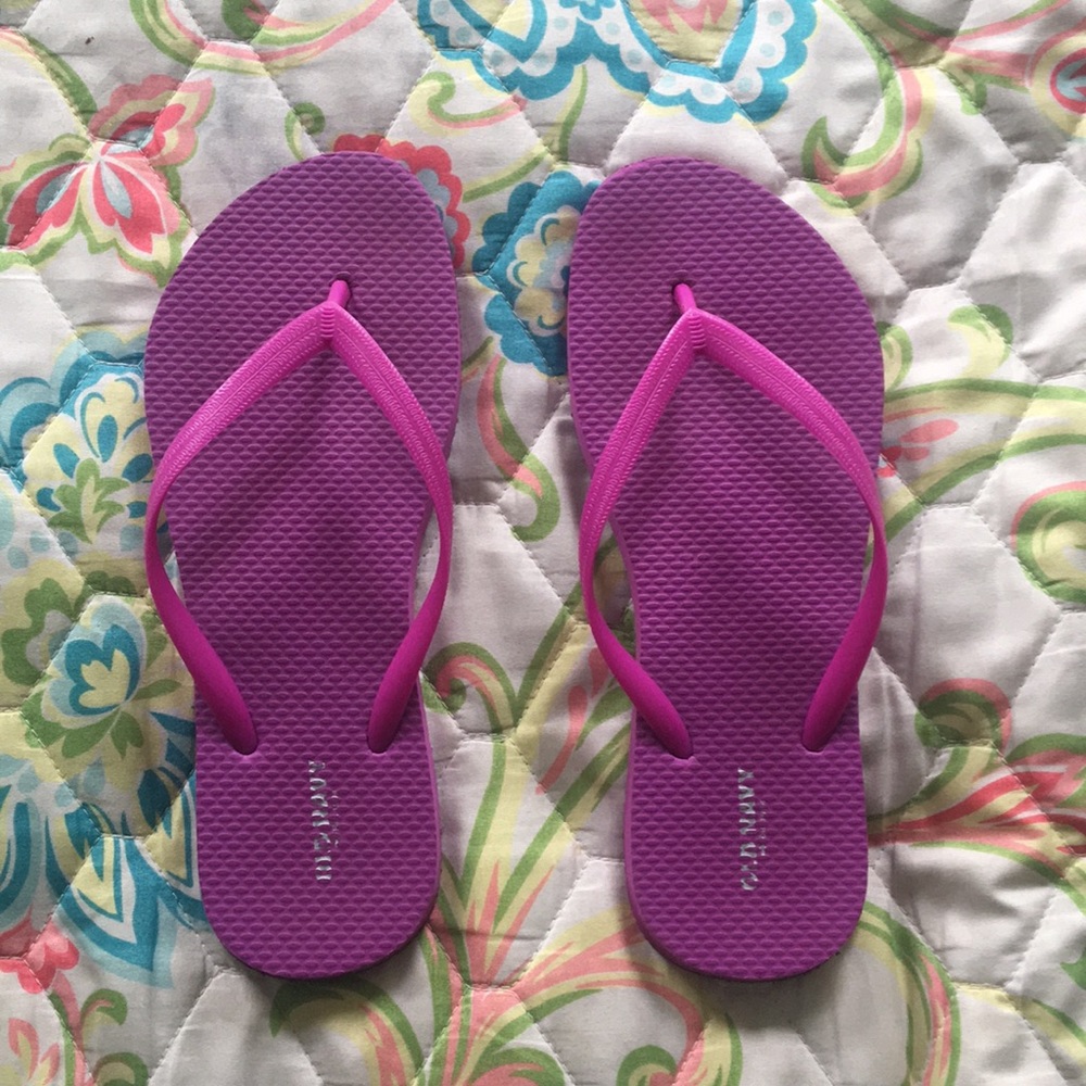 Purple Flips Flops